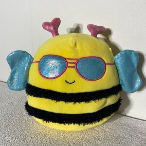Squishmallows Sunny the Bee Plush Toy with Holographic Glasses